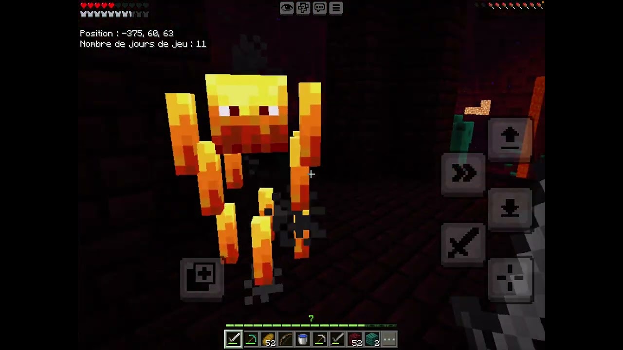 Je vais au nether partie 2 Endersurvie épisode 7 Minecraft 