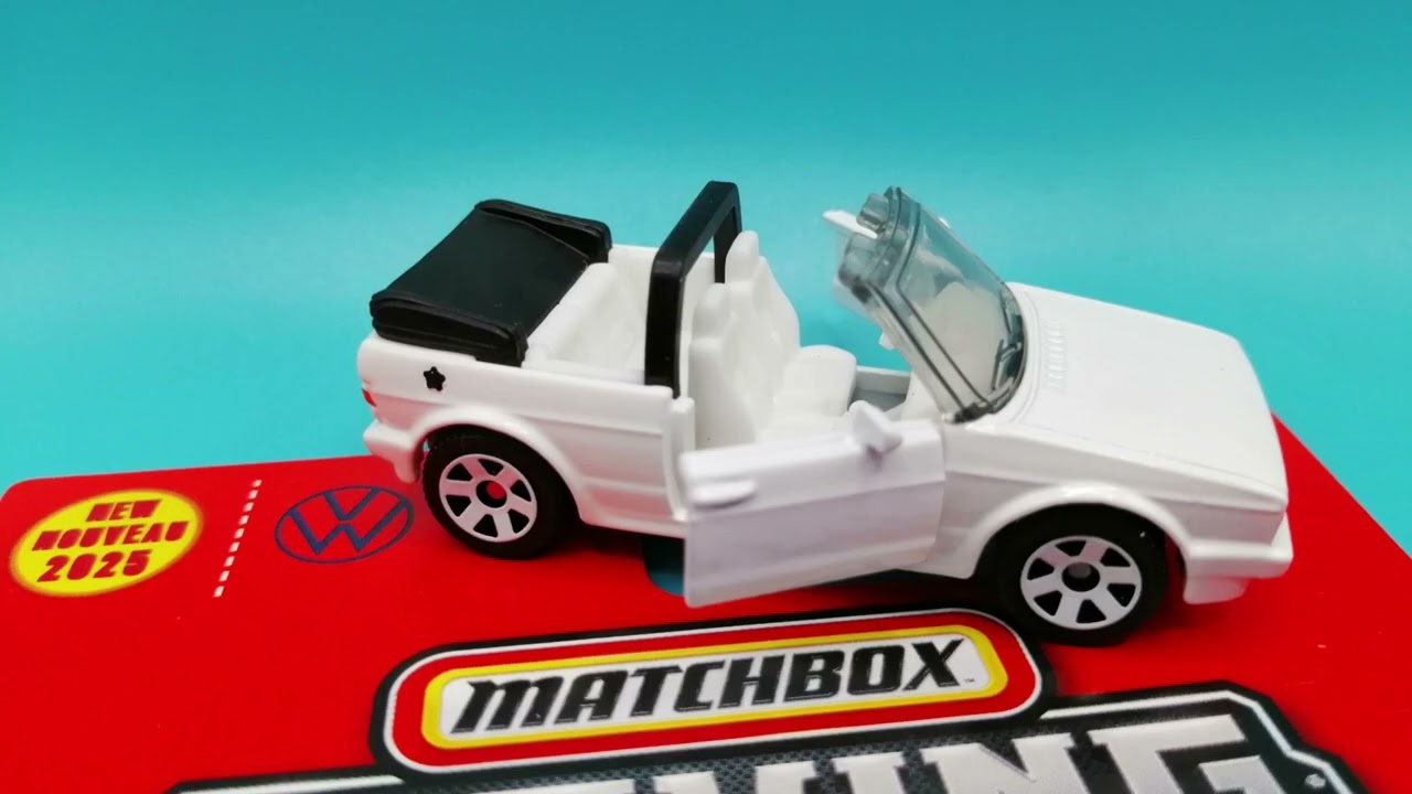 1987 Volkswagen Golf MK1 Cabriolet - Matchbox Moving Parts release 2025