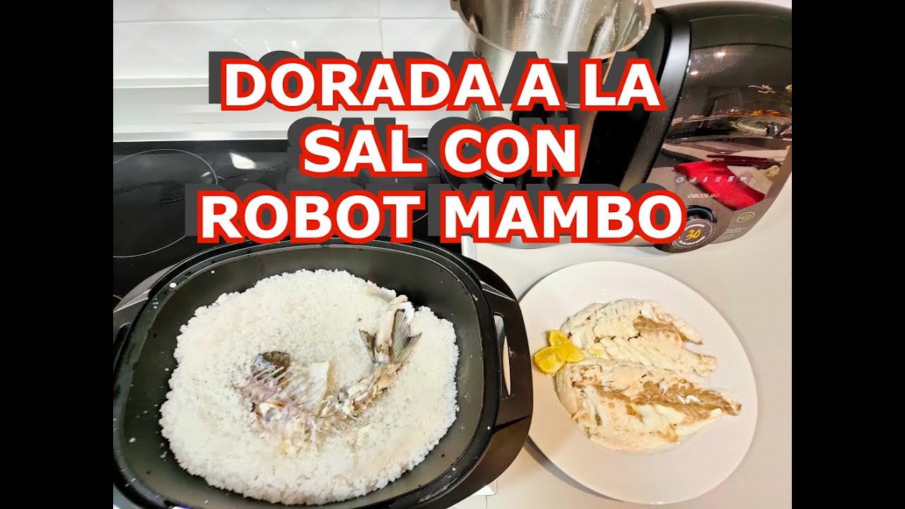 DORADA A LA SAL CON ROBOT MAMBO CECOTEC 🐟 Receta paso a paso