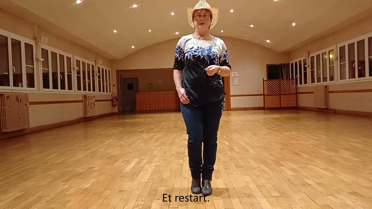 Lonely in this town - Country line dance - Catherine DUBAS - Inter facile