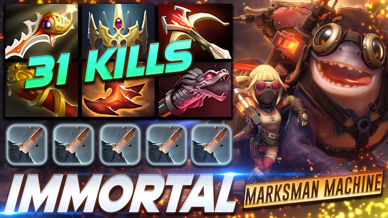 Snapfire 31 KILLS Marksman Machine - Dota 2 Pro Gameplay [Watch & Learn]