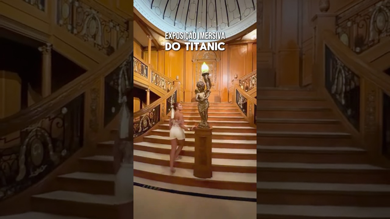 EXPOSI&Ccedil;&Atilde;O OFICIAL E IMERSIVA DO TITANIC EST&Aacute; CHEGANDO EM SP 🛳️🧊