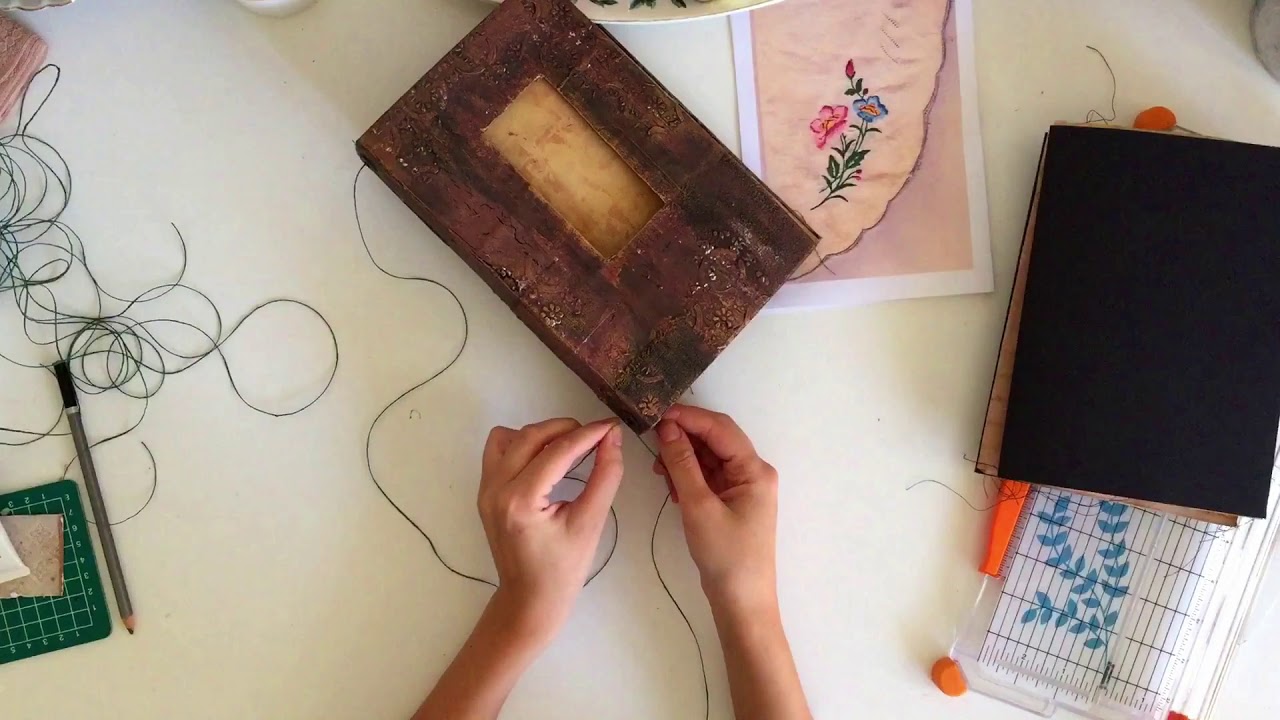 Nameless | Vintage Art Journal Series | Binding The Art Journal
