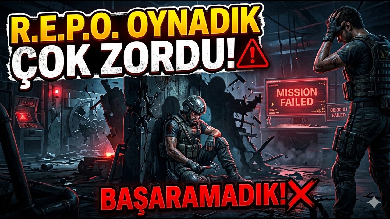 R.E.P.O Bu oyun çok ZOR!!!!!