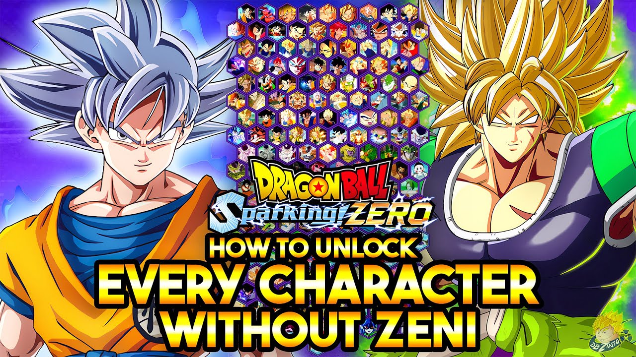 Как разблокировать ВСЕХ персонажей БЕЗ Зени в Dragon Ball Sparking Zero