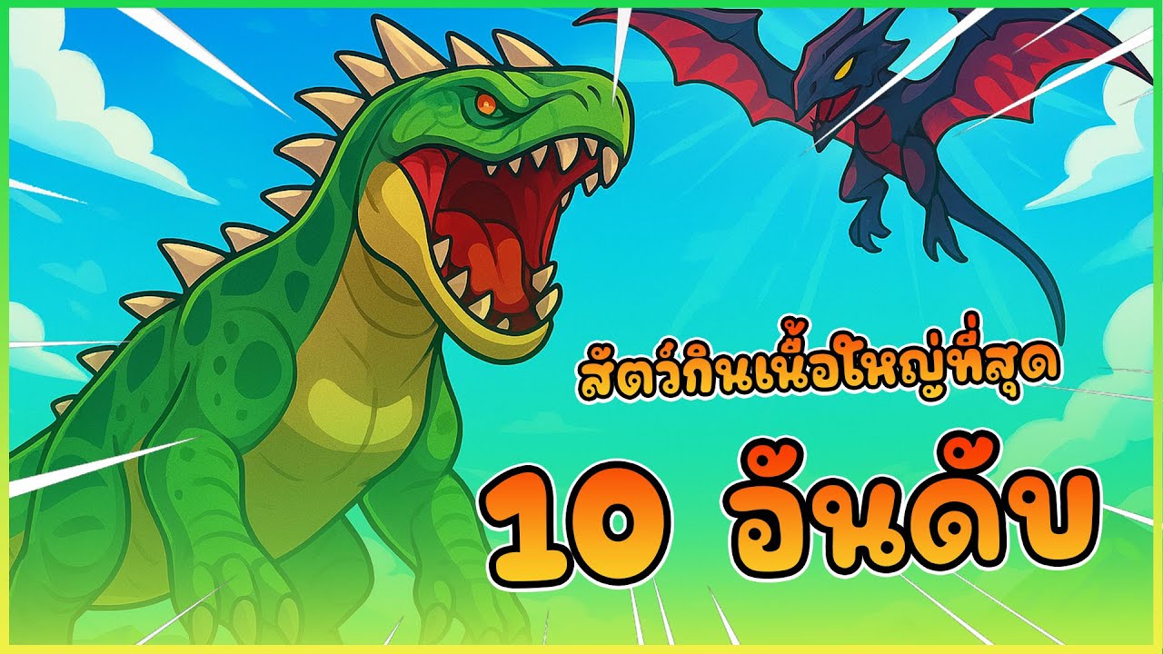 TOP 10 สัตว์กินเนื้อที่ขนาดใหญ่ที่สุด !! │ ROBLOX Creature of Sonaria