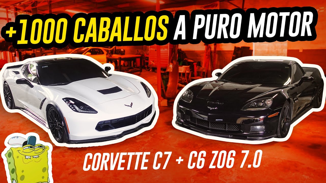 +1000 HP A PURO MOTOR - Tuning CHEVROLET CORVETTE Z06 + C7 - V8 Americanos en el Dyno