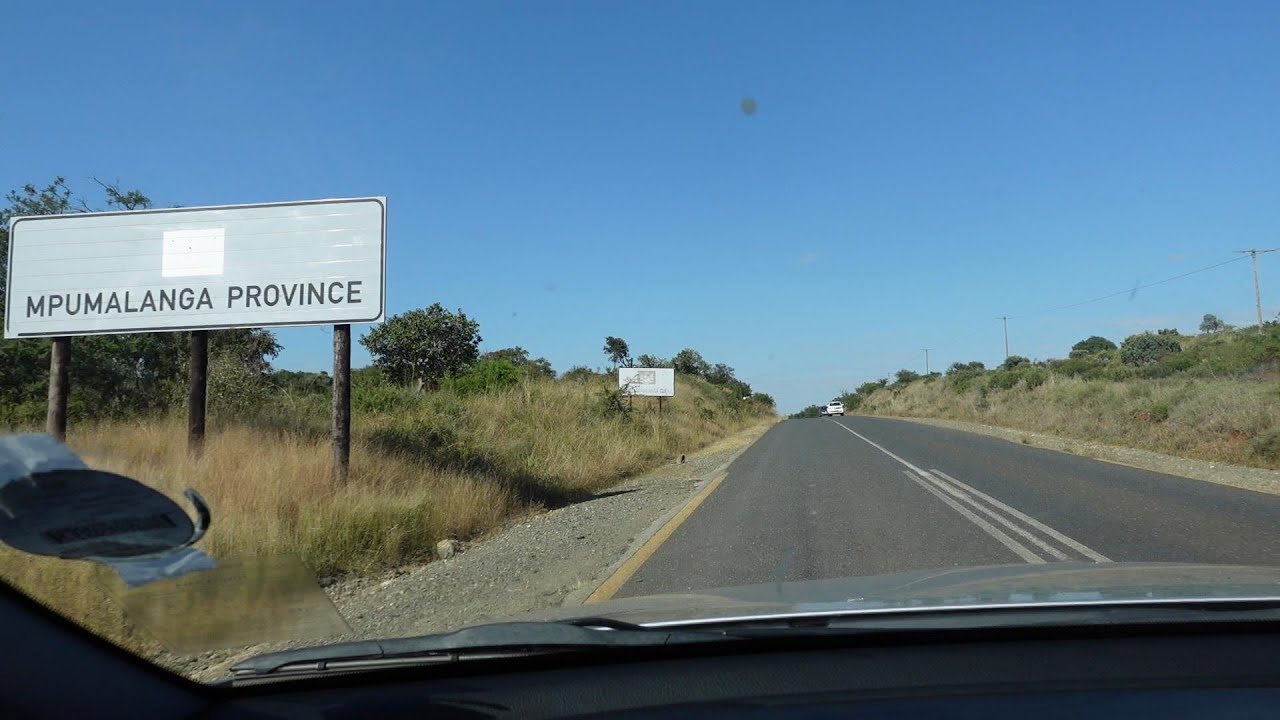 Road Drive From Mpumalanga To Pretoria