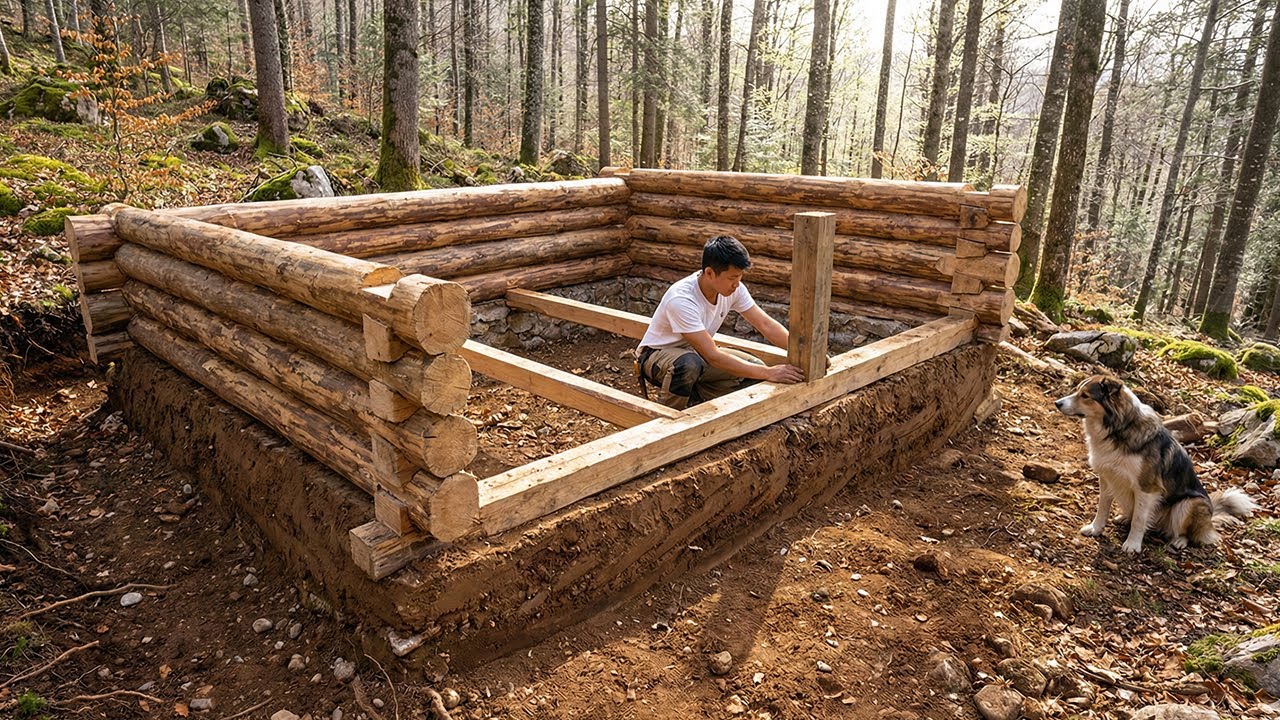 Surviving Alone: Fixing a New House, Building a Pig Pen and Living in the Wild