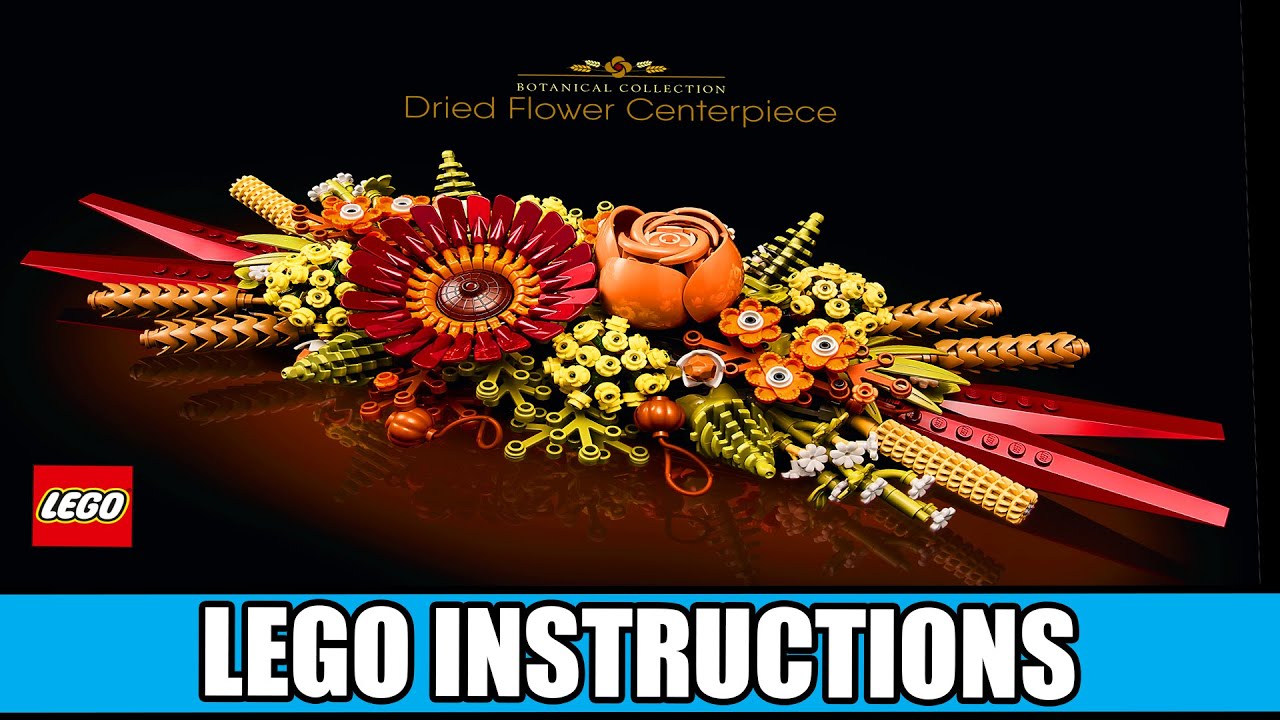 LEGO Instructions | Icons | 10314 | Dried Flower Centrepiece (All Books)
