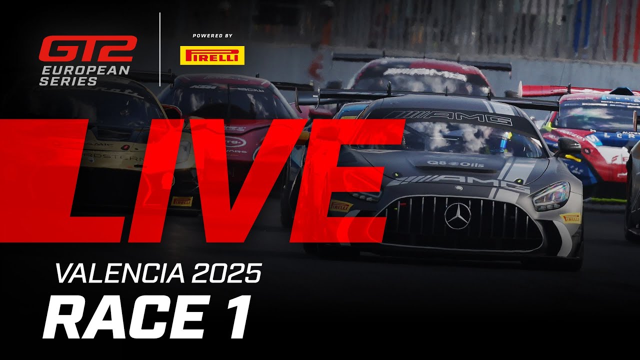 LIVE | Race 1 | Valencia | 2025 GT2 European Series powered by Pirelli