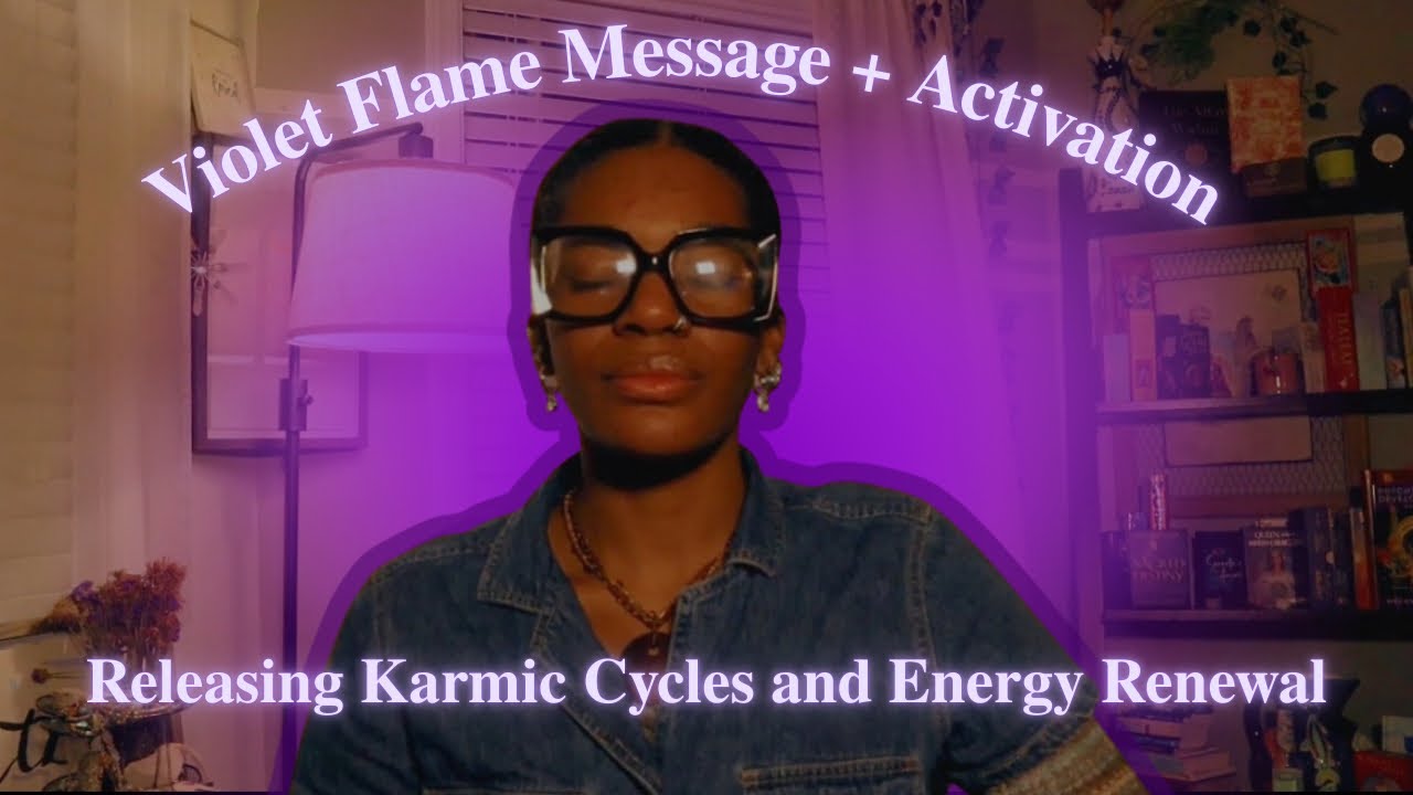 Violet Flame Message + Activation || Release And Transmute Negative Energy 