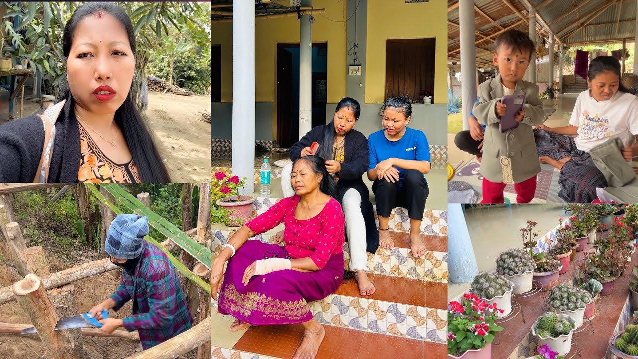 Ghar ate hi badi didi kei ghar aa gyi//Village vlog/Teliamura,Ampi vlog