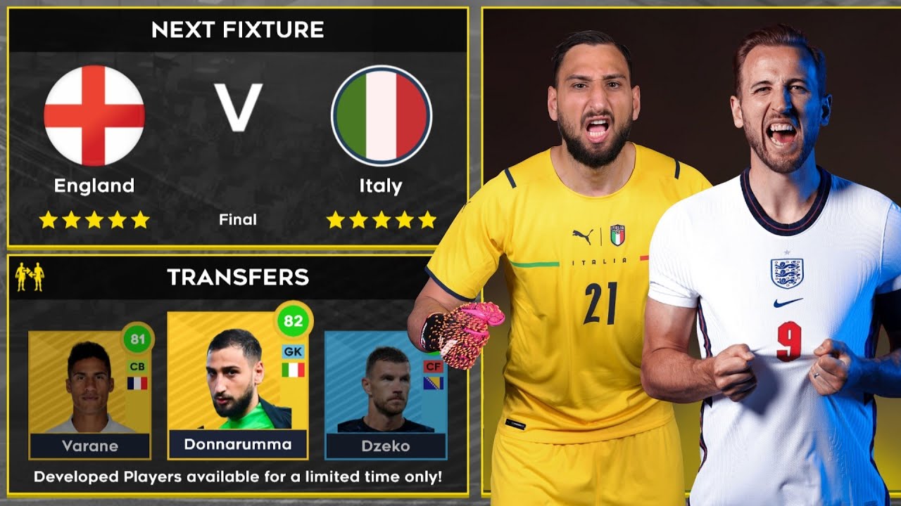DLS 22 | England vs Italy | Final | Dream League Soccer 2022 Gameplay