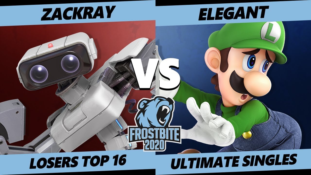 Frostbite 2020 SSBU Losers Top 16 - GW | zackray (ROB) Vs. Armada | Elegant (Luigi) Ultimate Singles