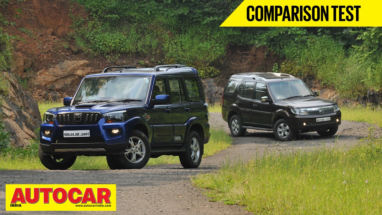 2014 Mahindra Scorpio vs Tata Safari Storme | Comparison Test | Autocar India