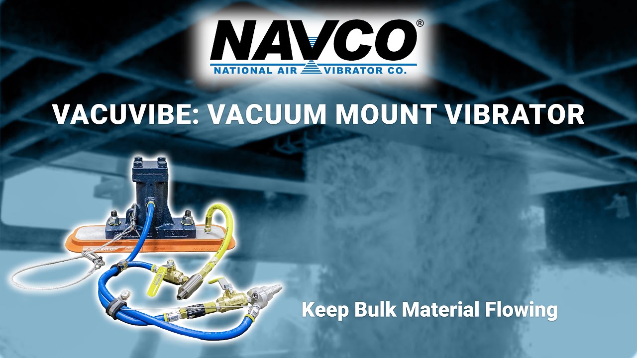 NAVCO Industrial Vibrators Keep Bulk Material Flowing