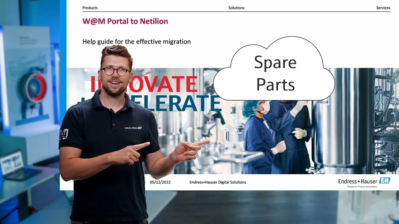 W@M Portal to Netilion - all spare parts for your instruments in Netilion Analytics