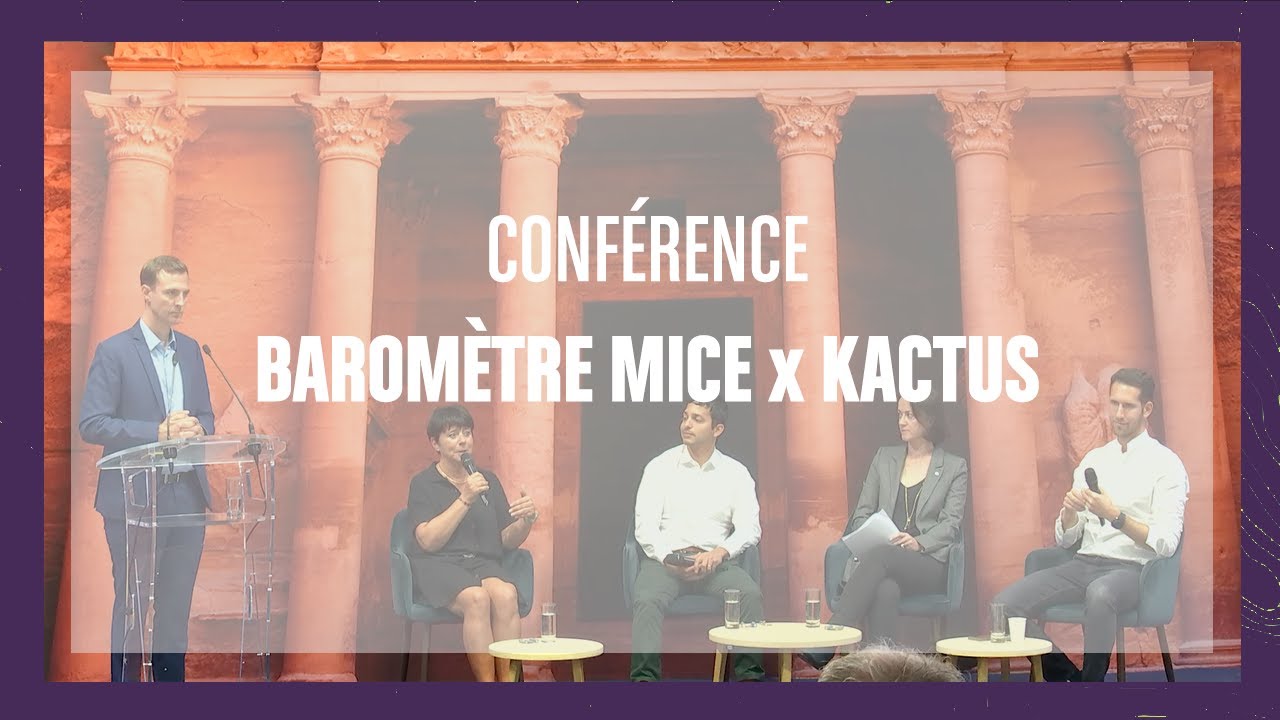 Replay conférences 2023 : Baromètre annuel IFTM x Kactus du MICE