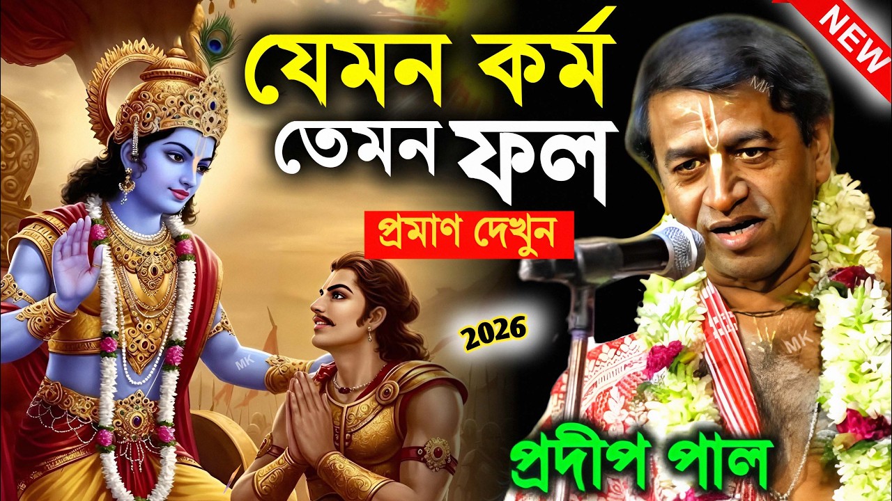 যেমন কর্ম তেমন ফল ! প্রদীপ পালের কীর্তন তত্ত্বকথা ! প্রদীপ পাল কীর্তন ! pradip pal new tatta katha