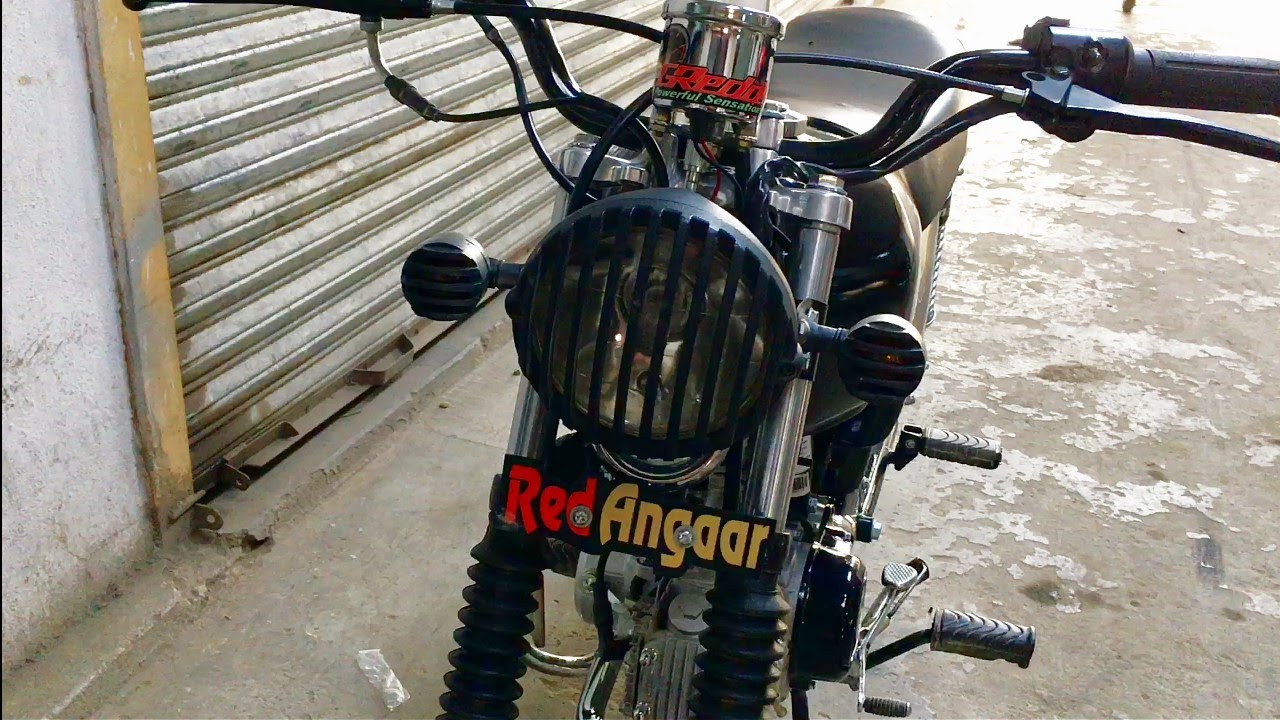 SO EASY   CD70 BIKE MODIFICATION TO CAFE RACER STEP BY STEP(By Ahmad Honda Center )