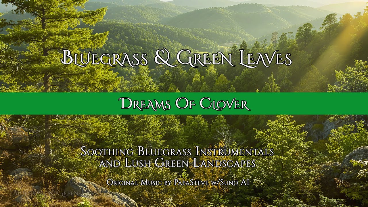 Dreams Of Clover | Bluegrass & Green Leaves 4K Nature Instrumental