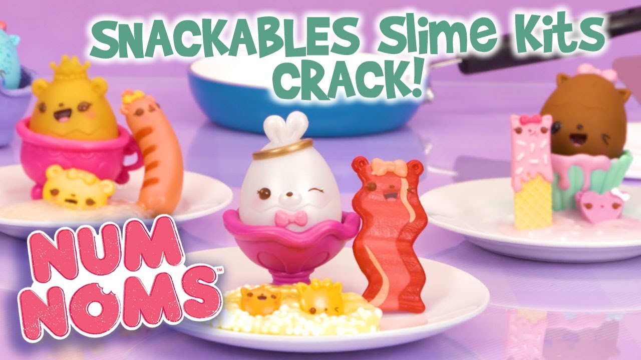 Num Noms | Snackables Slime Kits - Crack! | Official Play Video