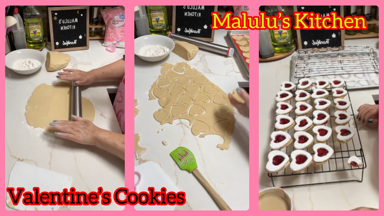 Galletas De San Valentín #cookies #envivo #postres #galletas #food #comida
