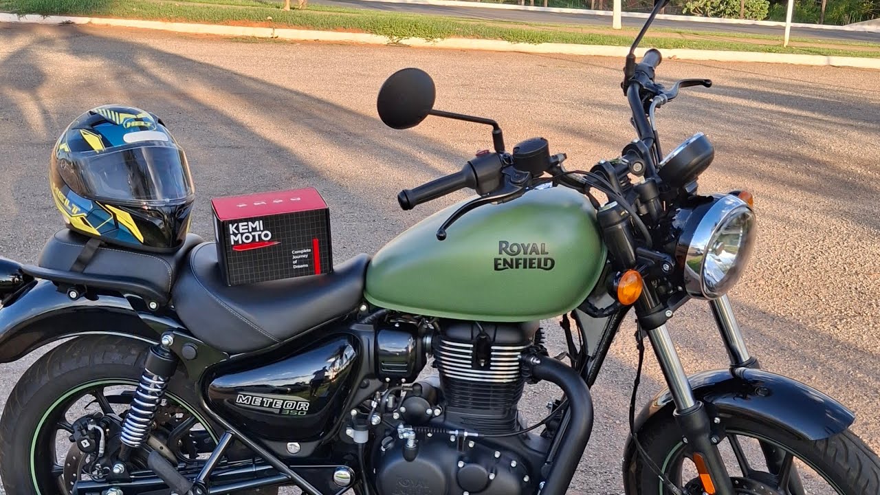 Meteor 350 com Retrovisor ponta de guidão – ficou bom?