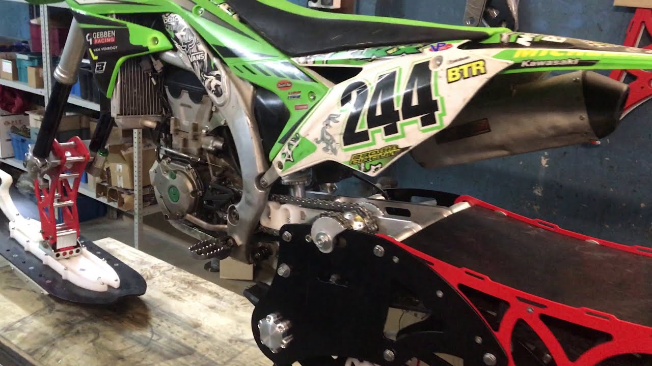 сноубайк креветка на  Kawasaki KX 450F