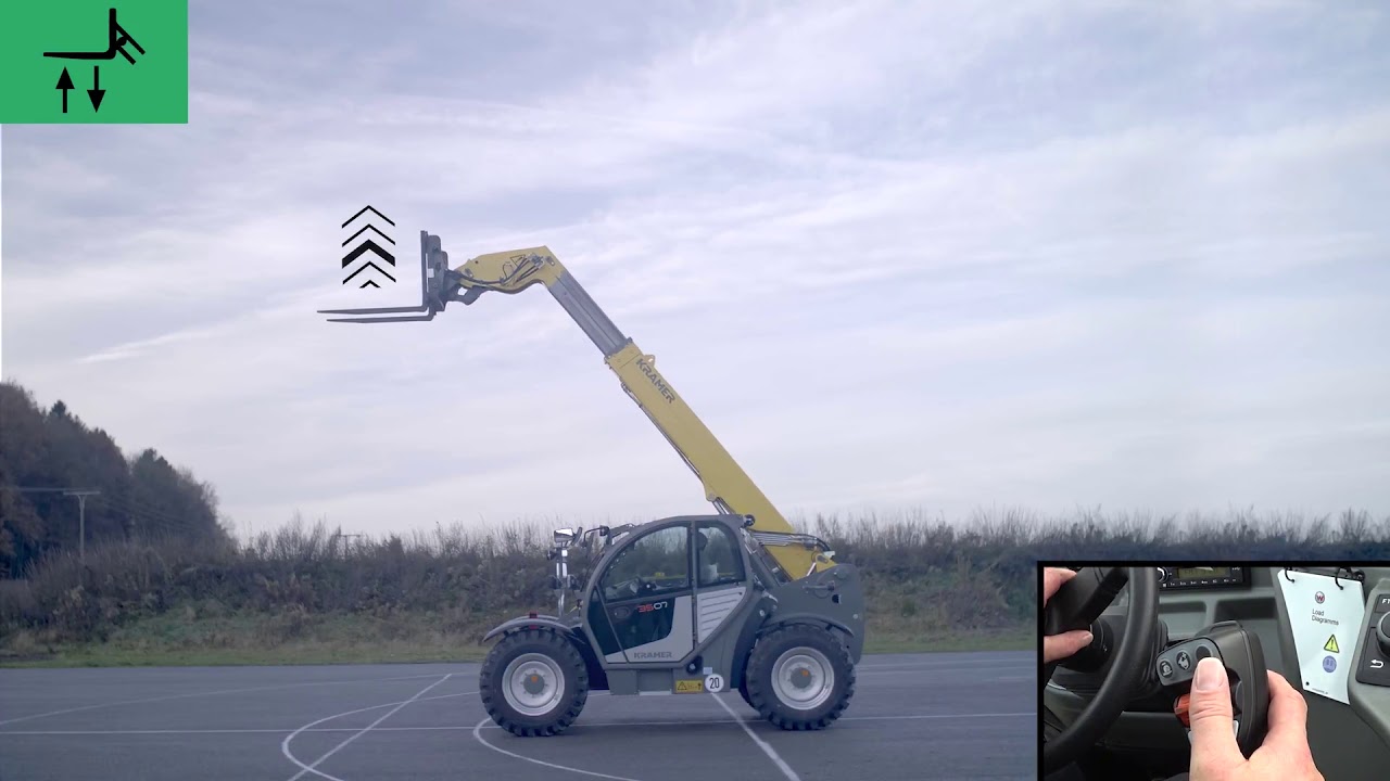 Все под контролем - телескопические погрузчики KRAMER - система Smart Handling - КИИТ