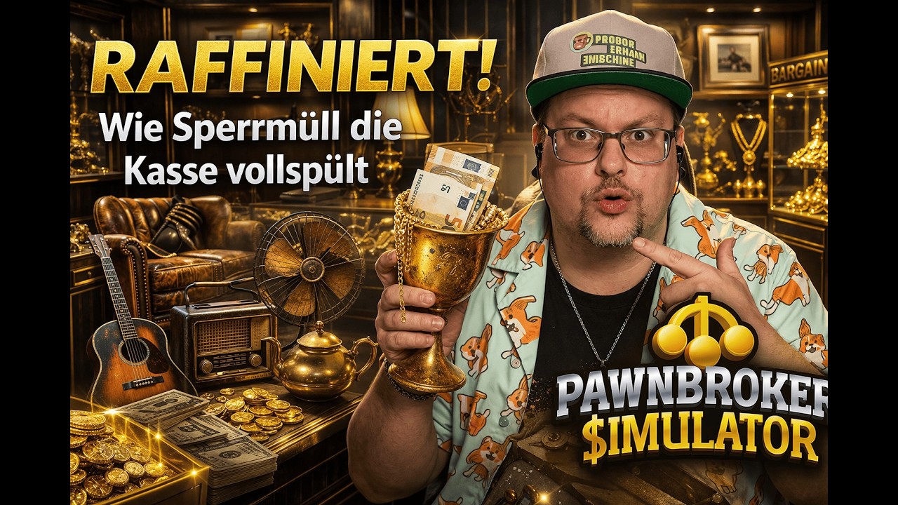 RAFFINIERT! Wie Sperrm&uuml;ll die Kasse vollsp&uuml;lt - Pawnbroker Simulator #2 - Stream vom 30.03.26