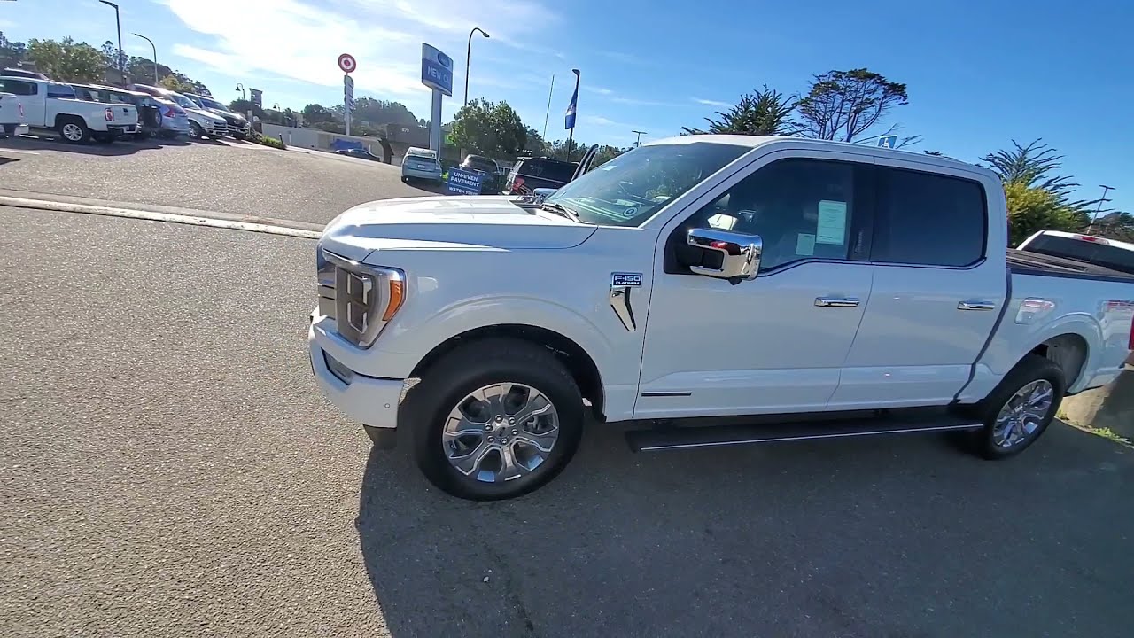 2021 Ford f150 powerboost platinum first look and  hidden features