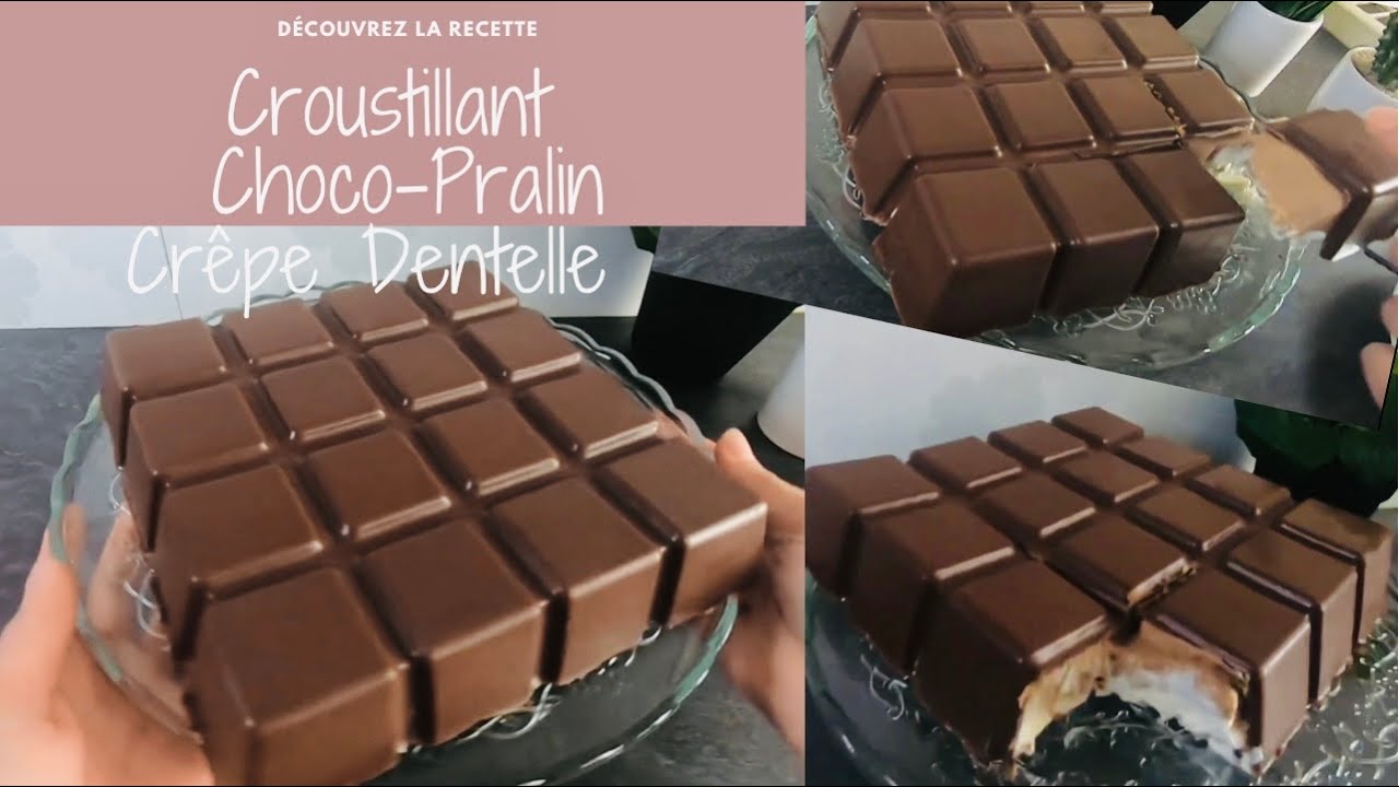 Recette Croustillant au Chocolat 🍫 avec le Moule Tablette {Mousse chocolat noir et blanc}