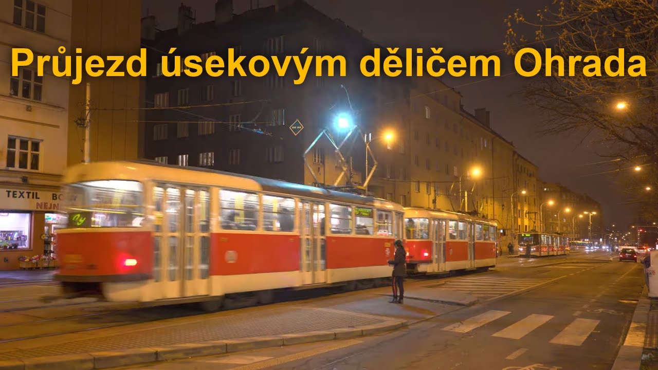 &Uacute;sekov&yacute; dělič Ohrada - průjezdy a oblouky, Praha, 19.1.2023 | 8K HDR