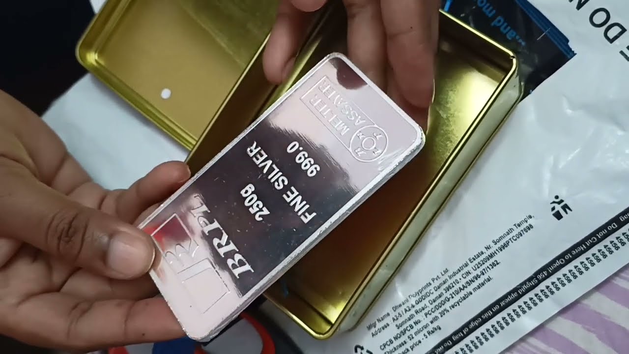 Unboxing brpl silver 250g from Amazon