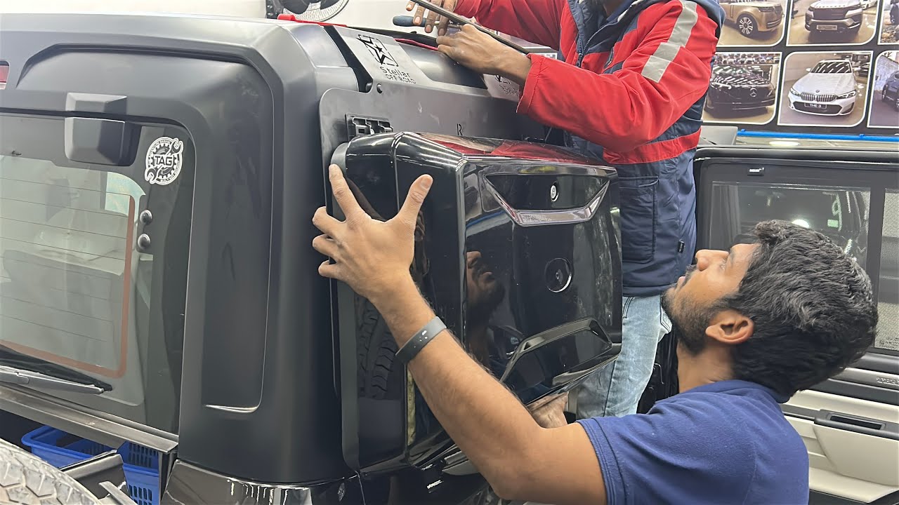 Mahindra Thar Defender style Box and Ladder
