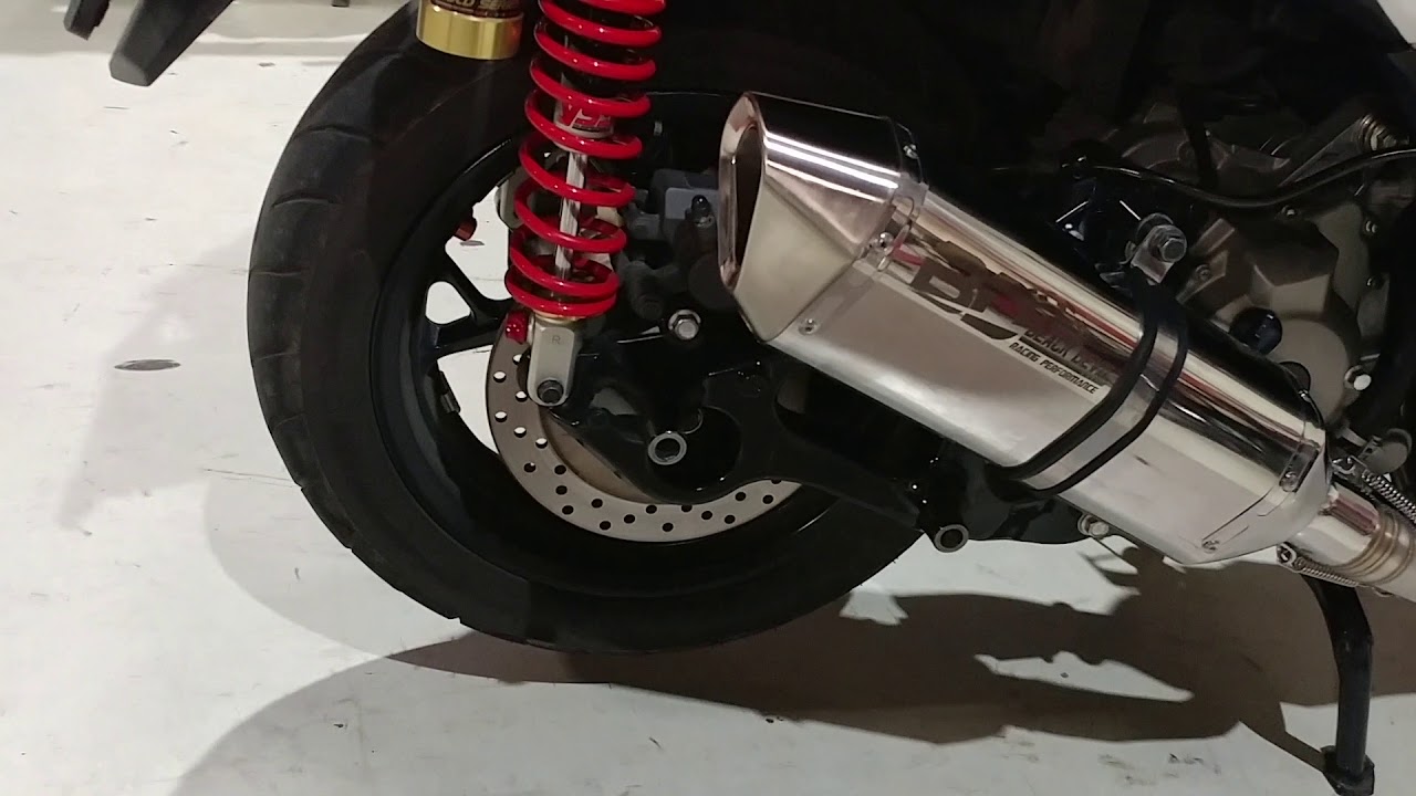 Test review Knalpot Racing yamaha XMAX TDR (Black Devil Premium Series)