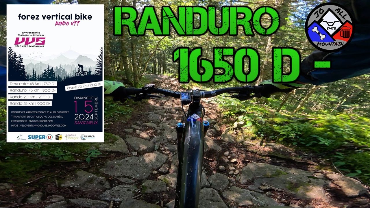 👾Forez Vertical Bike 2024 Randuro 🪨Velo Vert Savignolais Col du Beal Savigneux  #vttenduro #randuro