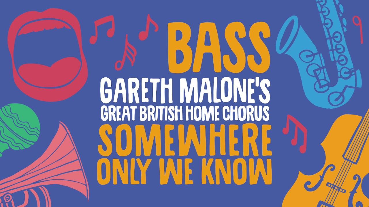 Somewhere Only We Know - Bass - Backing Track