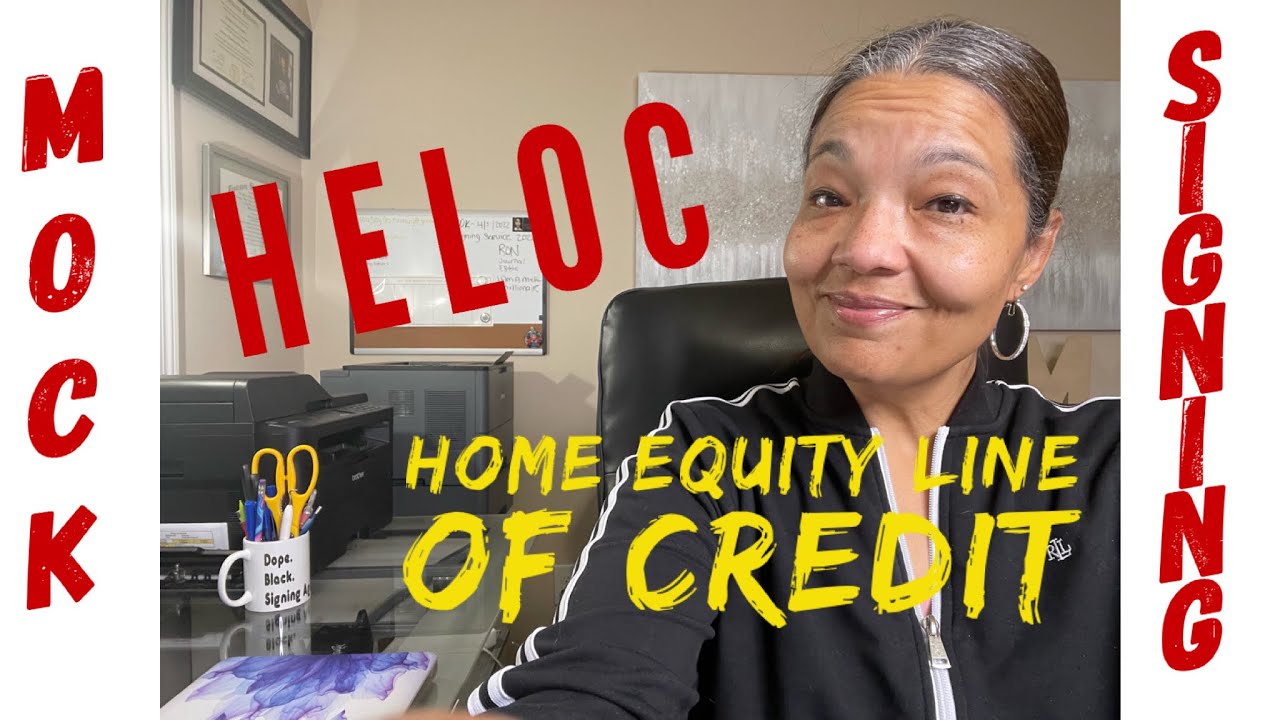 Mock Signing (Home Equity Line of Credit) | Signing Agent Training | Loan Documents | HELOC