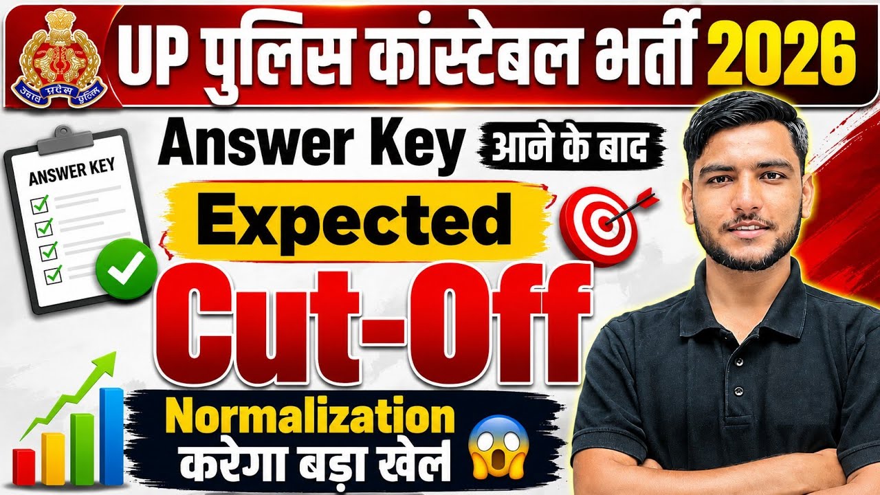 UP Police Constable Expected Cut Off 2026 | UPP Constable Cut Off 2026? | Normalization Explained