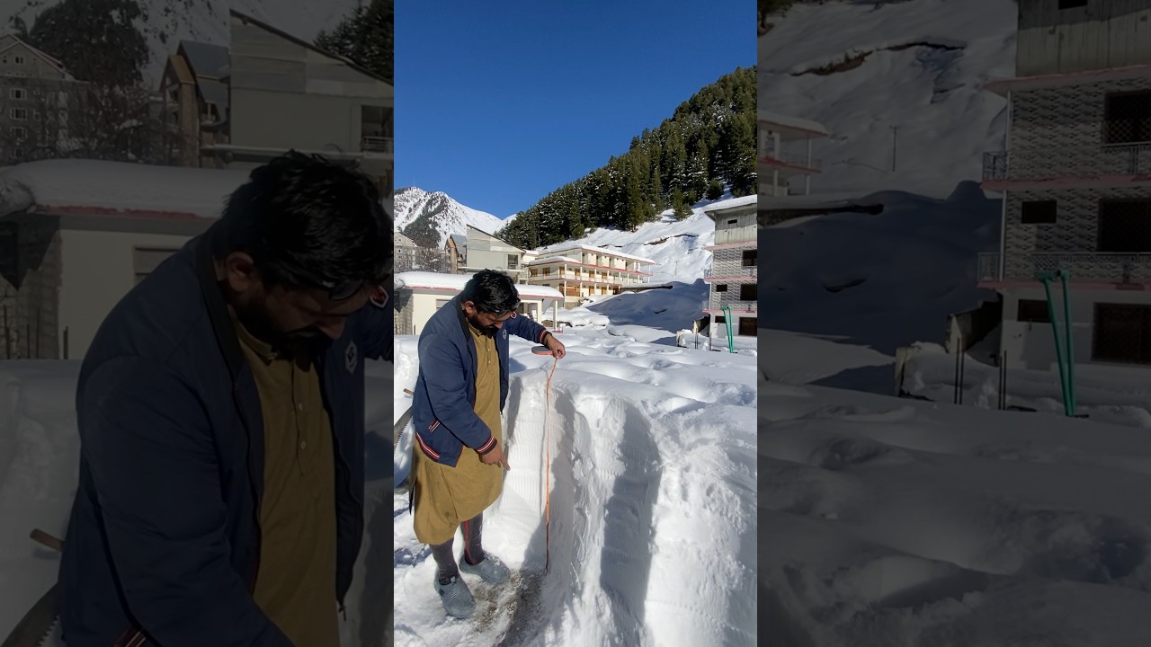 Naran Snowfall Latest Update #update #snow #narankagan #kaghanvalley