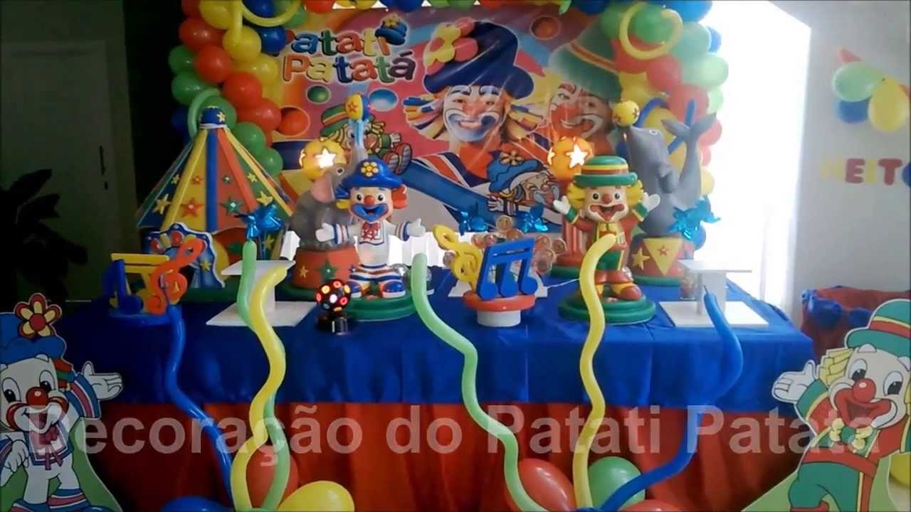 Decoração do Patati Patata Big Festa sjp