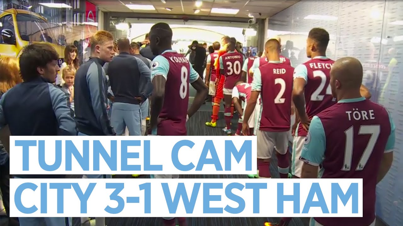 TUNNEL CAM | Manchester City 3-1 West Ham
