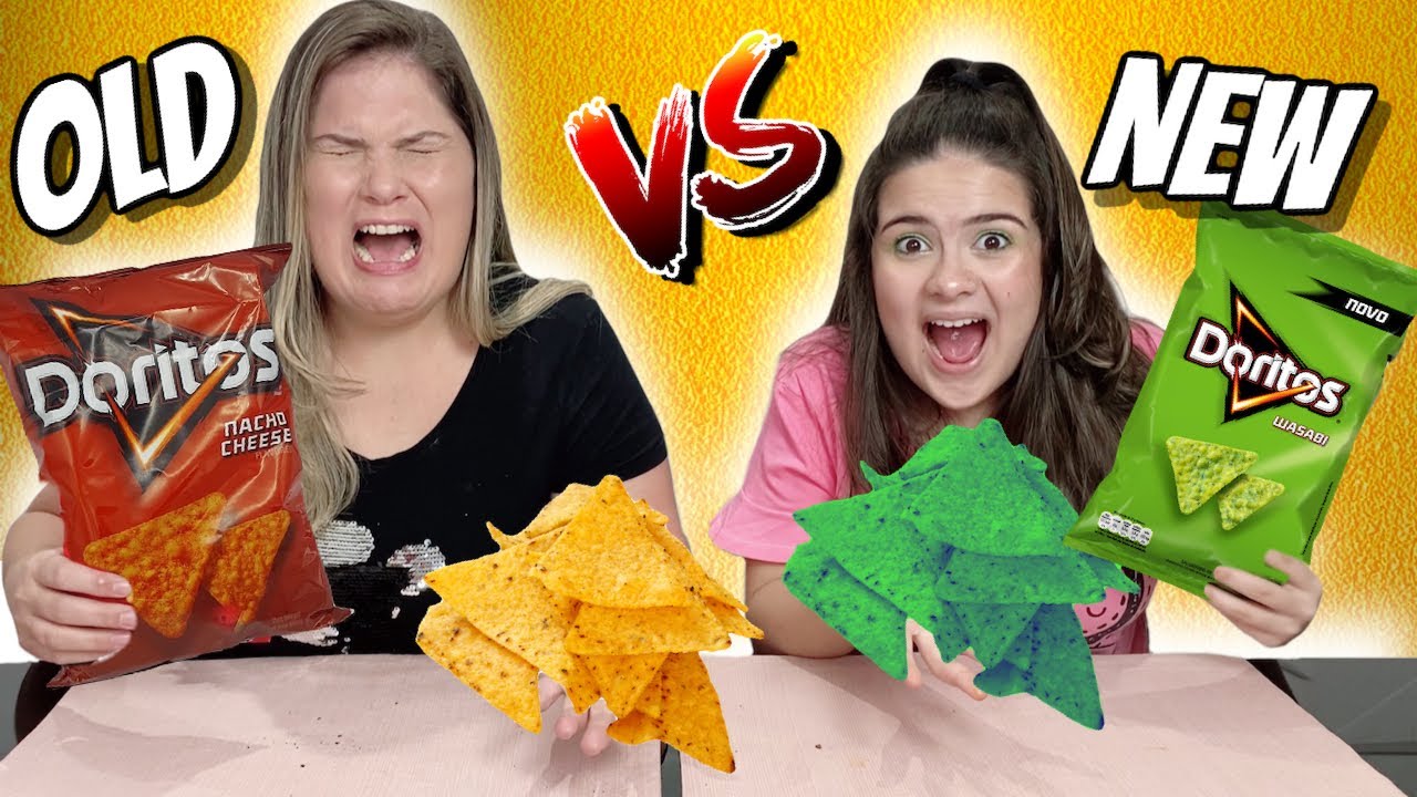 NOVO VS VELHO FOOD CHALLENGE -  NOVIDADES DO MERCADO