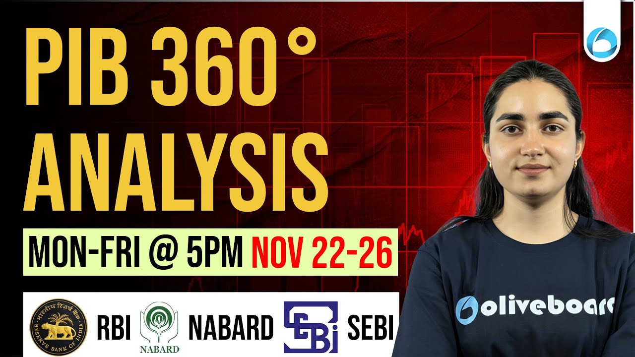 Daily PIB News Analysis | PIB Current Affairs | RBI Grade B 2025 | NABARD Grade A | SEBI Grade A