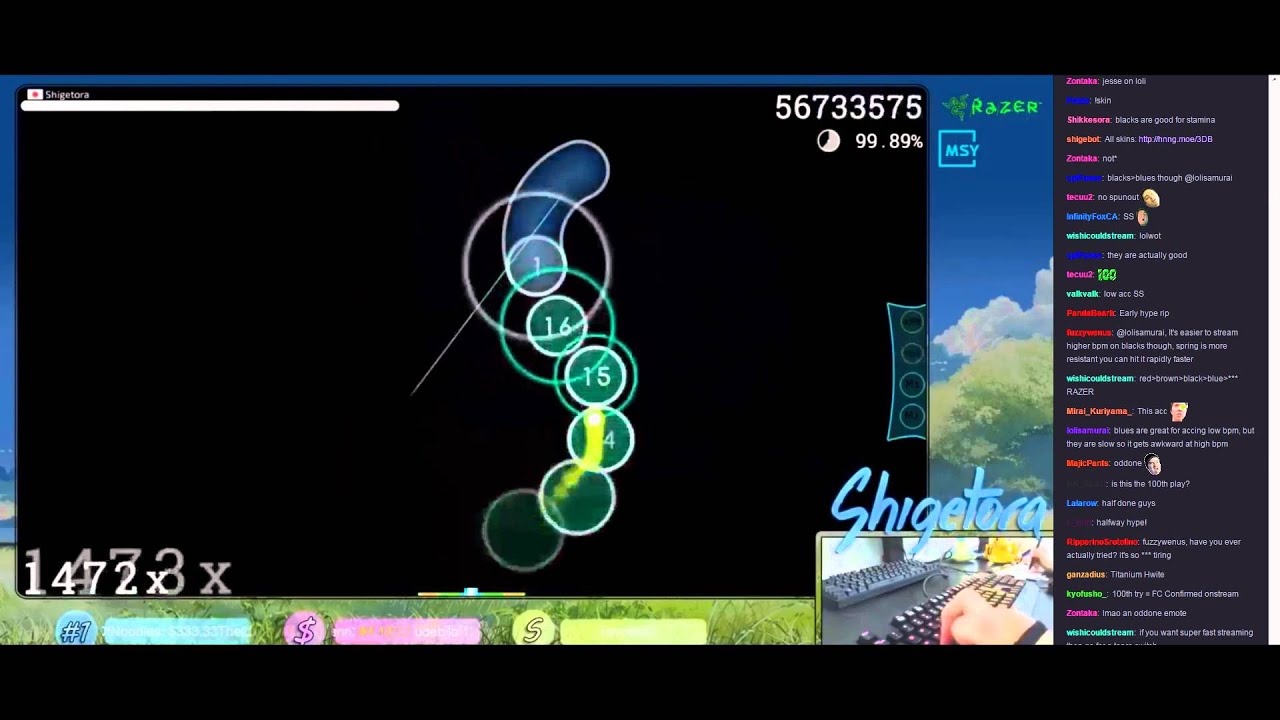 Cookiezi | xi - Blue Zenith | HR | 727 pp | + Twitch chat