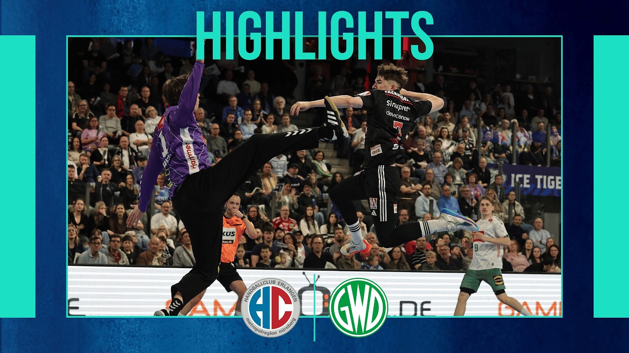 Highlights: HC Erlangen - GWD Minden (Saison 2025/26) Dyn Handball | DAIKIN HBL