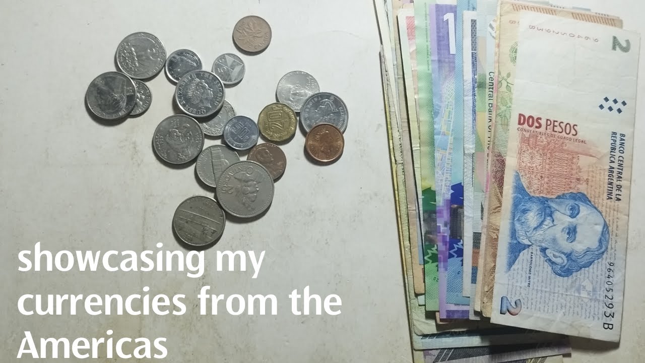 showcasing my currencies from the Americas